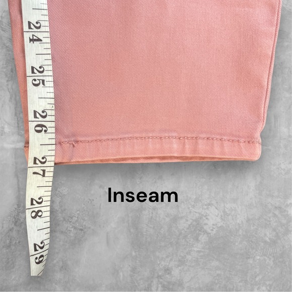 Buffalo David Bitton Womens 16 High-Rise Soft Stretch Ankle Skinny Pants Pink - Picture 6 of 8